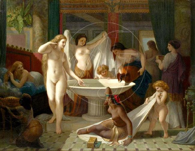 Henri-Pierre Picou Young women bathing.